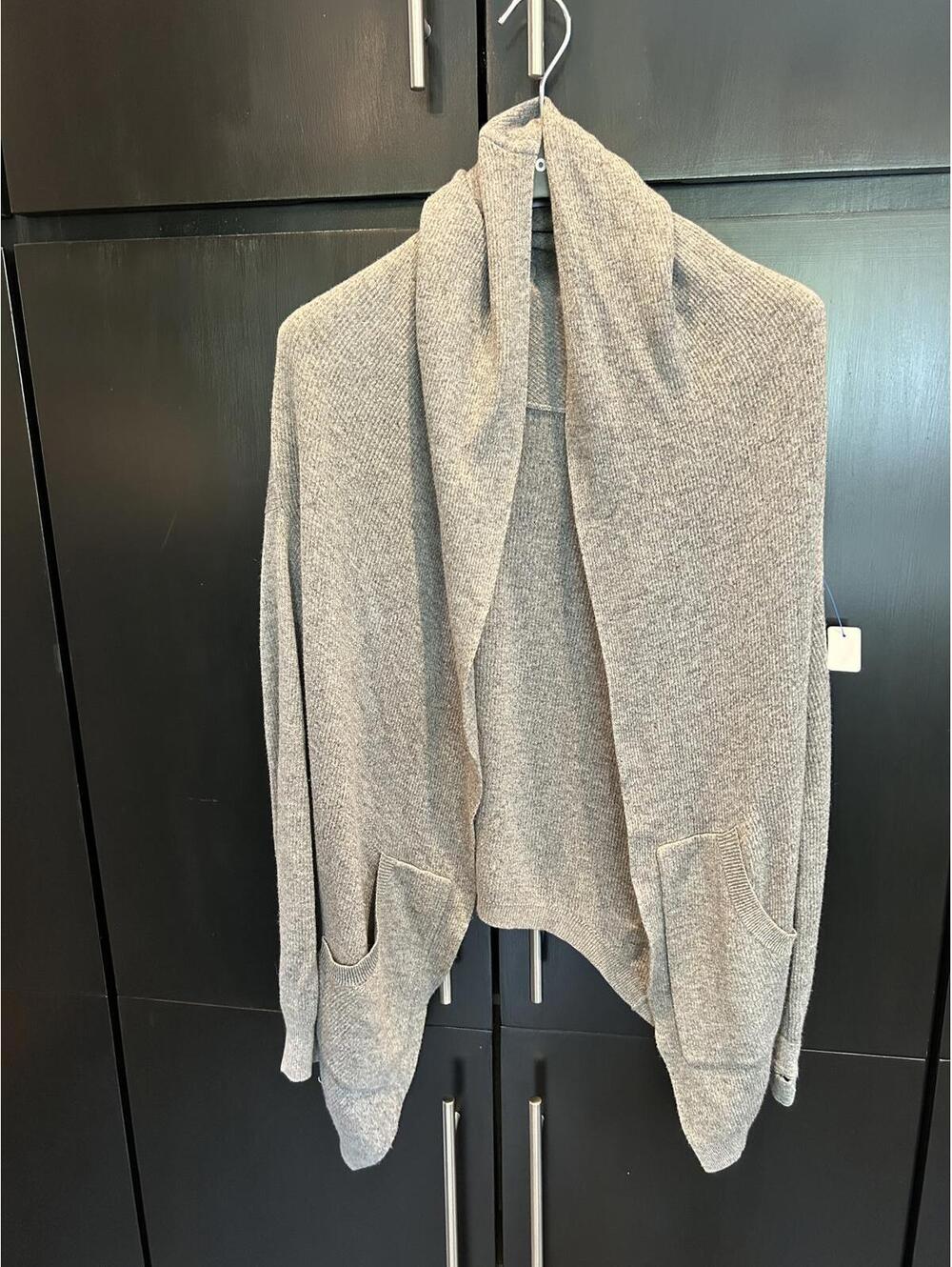 LuluLemon wool open front sweater